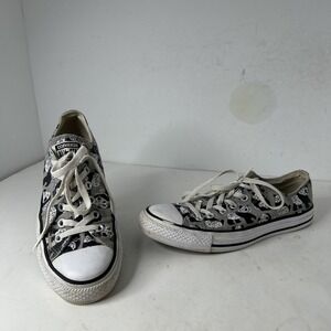 Converse All Star Panda Low Top Sneakers Sz  W9 M-7